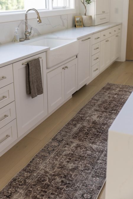 Dark neutral rug/runner for the kitchen 

#LTKunder100 #LTKFind #LTKhome