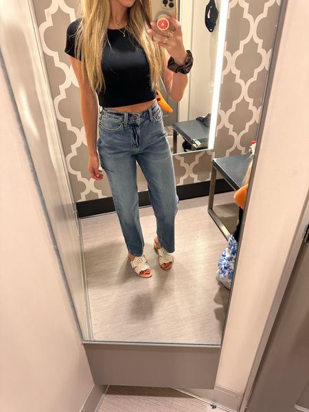 Love these jeans from Target $30 and a good fit! 