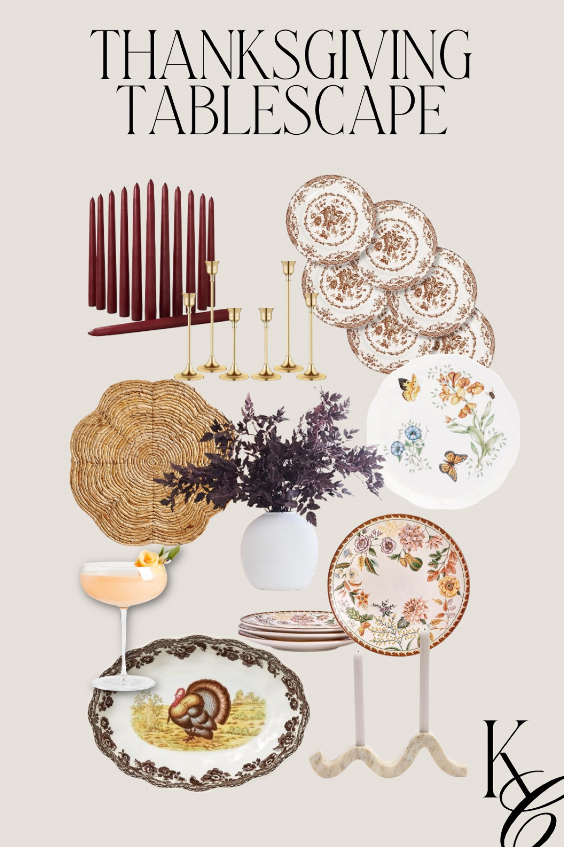 Thanksgiving table setting, tablescape 

Most items are on my Amazon!! amazon.com/shop/katshaffer

#LTKSeasonal #LTKHome #LTKHoliday