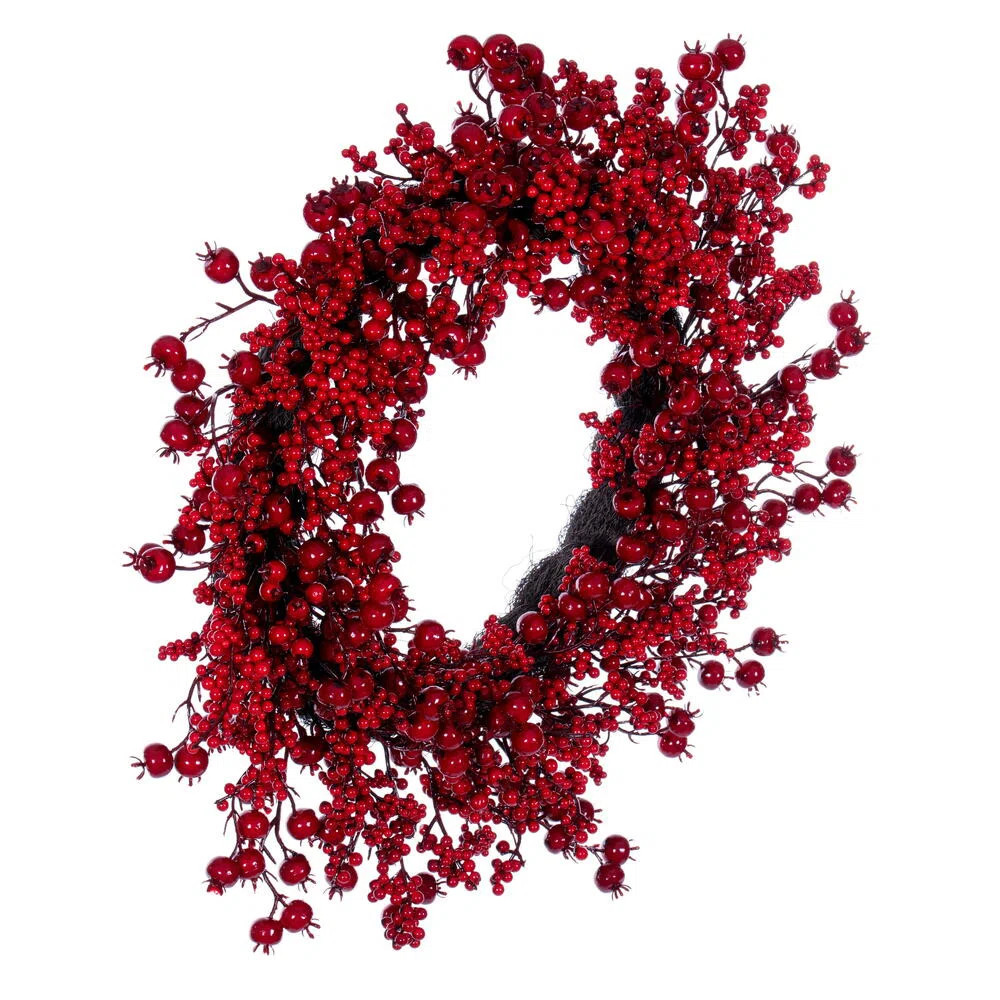 Astoria Grand 28" Red Deluxe Mixed Berry Wreath. | Wayfair North America