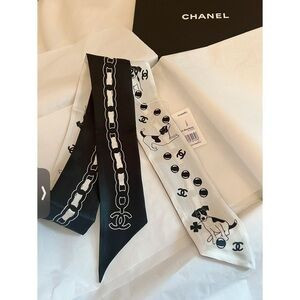 Chanel silk twilly | Poshmark