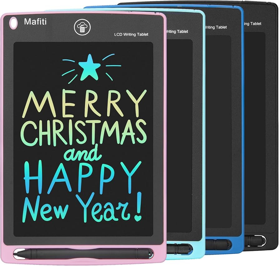 LCD Writing Tablet 8.5 Inch 4 Pack Electronic Writing Drawing Pads Doodle Board Gift for Kids Boy... | Amazon (US)