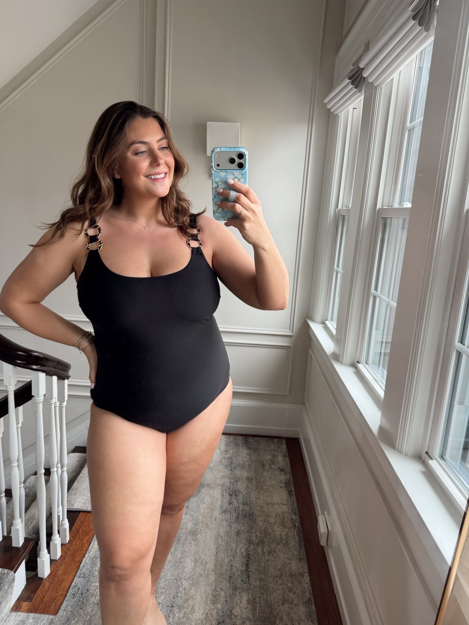 New swimsuit in from @STYLEST - use CARALYN15 at checkout. Wearing size 2X

#LTKMidsize #LTKTravel #LTKSwim