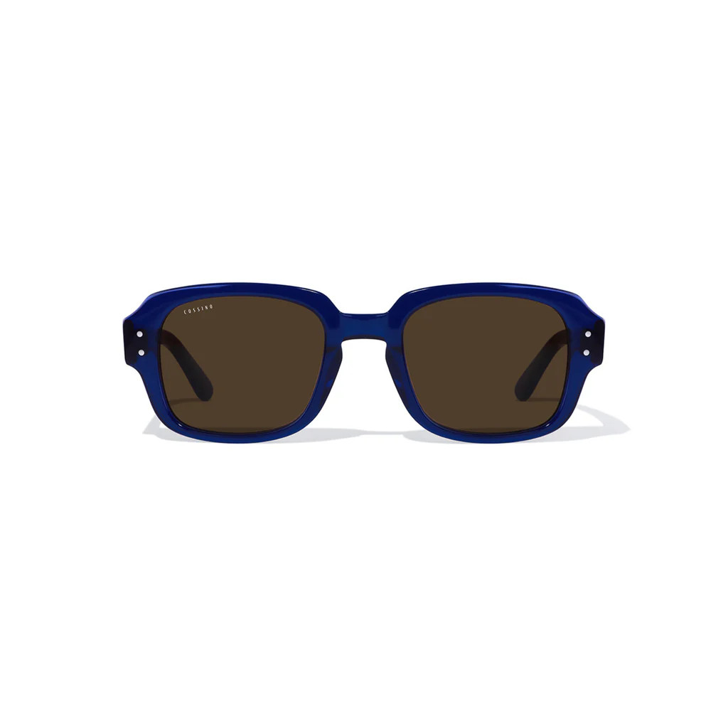 Mas 50mm Soft Edge Sunglasses | Navy | Cossino