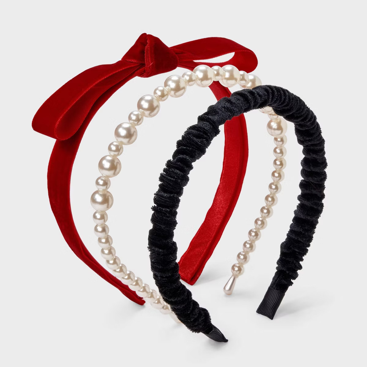 Girls' 3pk Holiday Headband Set - Cat & Jack™ | Target