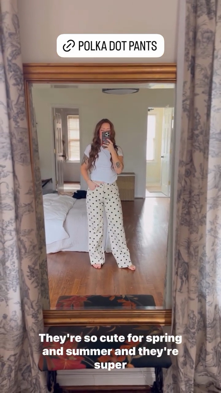 In loooooove with these polka dot pants🤩

#LTKootd #LTKgrwm #LTKHome