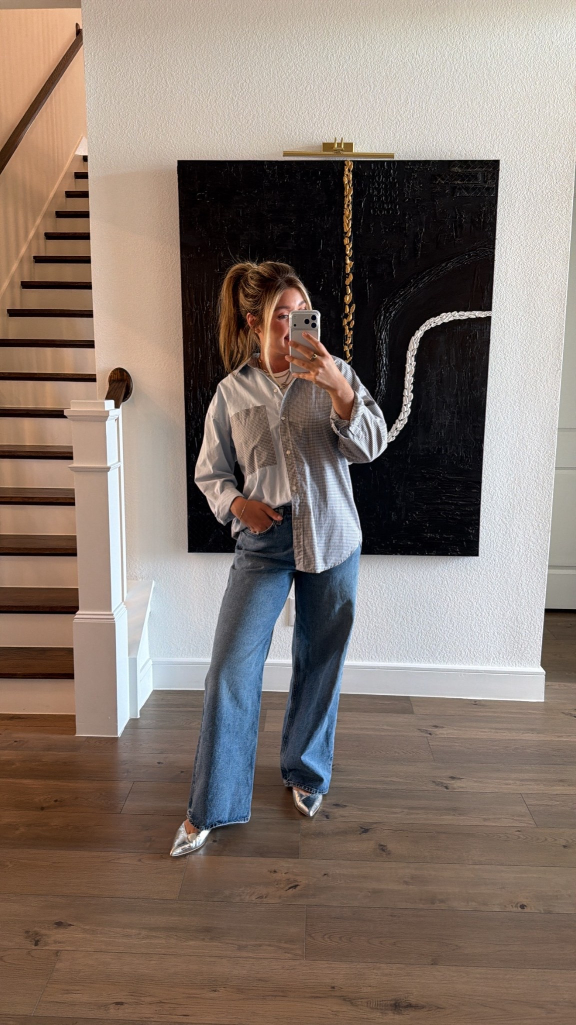 Tonight’s church outfit. Wearing a size 28 in the jeans and they run big, so size down. Tee is a medium. Everything else is old and not linkable #LTKStyleTip

#LTKMidsize