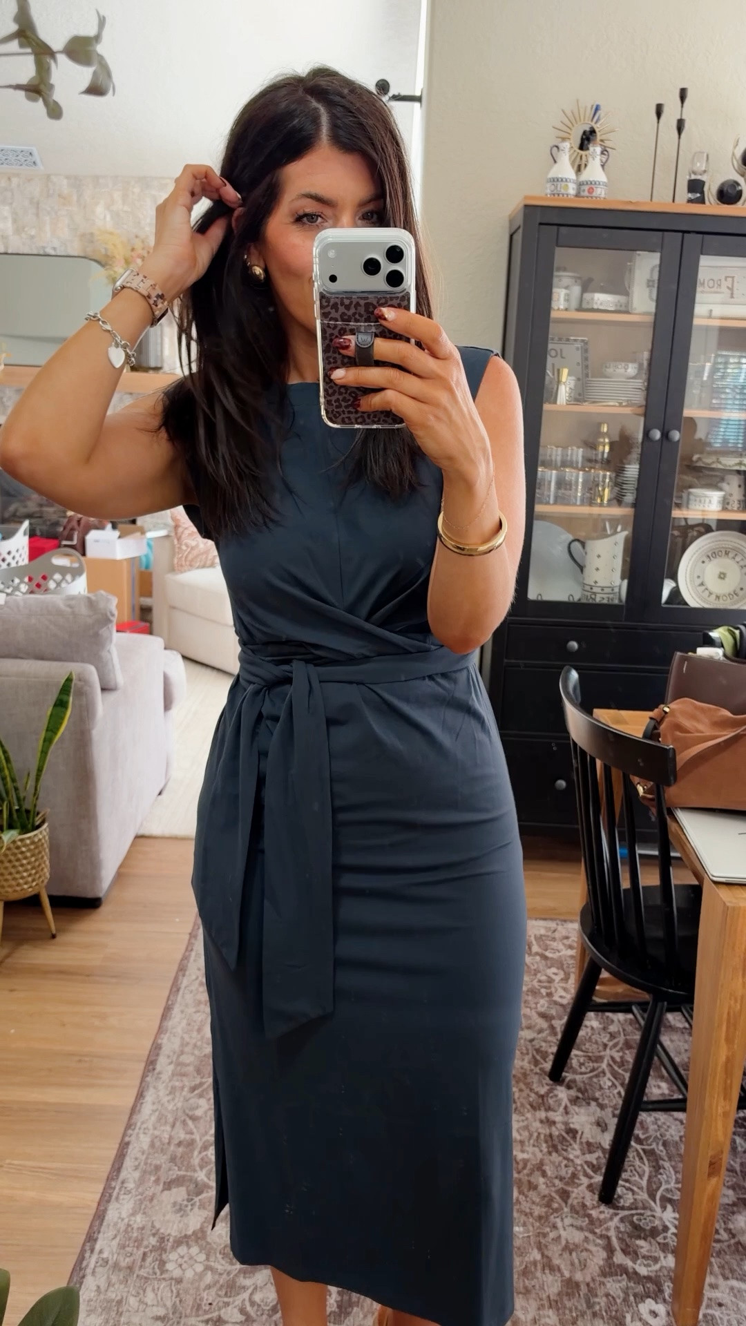 Work outfit of the day

In a medium wrap dress