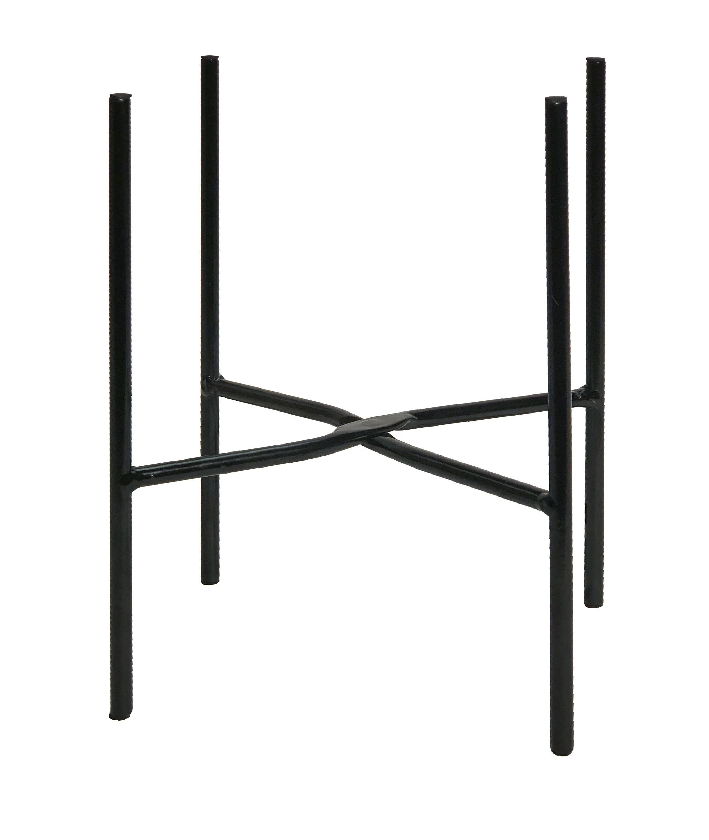 Mainstays 8 inch Black Metal Versatile Plant Stand | Walmart (US)