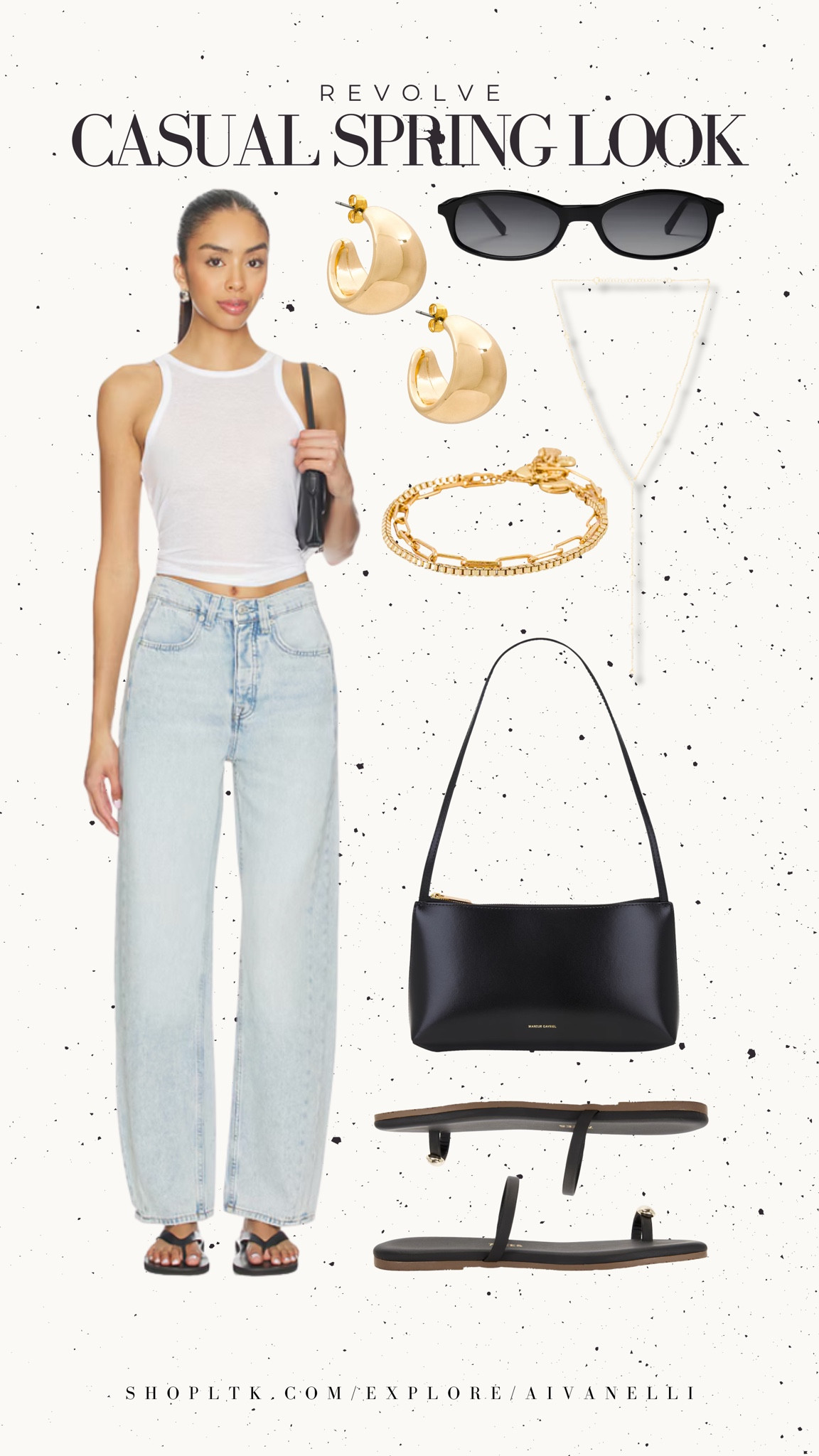 Revolve casual spring look

Lightweight knit with straight jeans
Oversized button down and denim shorts
Cropped cardigan with wide leg pants
White tee and relaxed denim
Striped long sleeve and ankle jeans
Neutral blazer with tank and jeans
Midi skirt and fitted tee
Matching athleisure set with zip hoodie
Linen pants and ribbed tank
Denim jacket over casual sundress

#LTKSaleAlert #LTKSeasonal #LTKootd