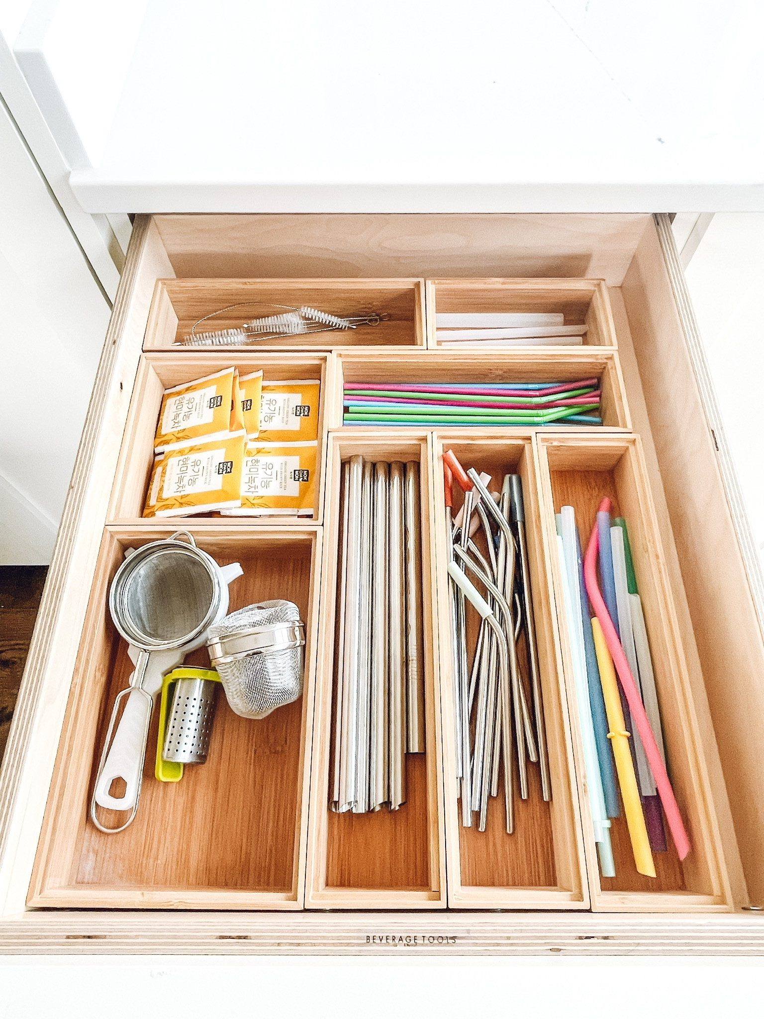 Kitchen organization✨ The Container Store Stackable Bamboo Drawer Organizers. Amazon Hiware 12-Pack Reusable Stainless Steel Metal Straws.

#LTKhome #LTKfamily #LTKkids
