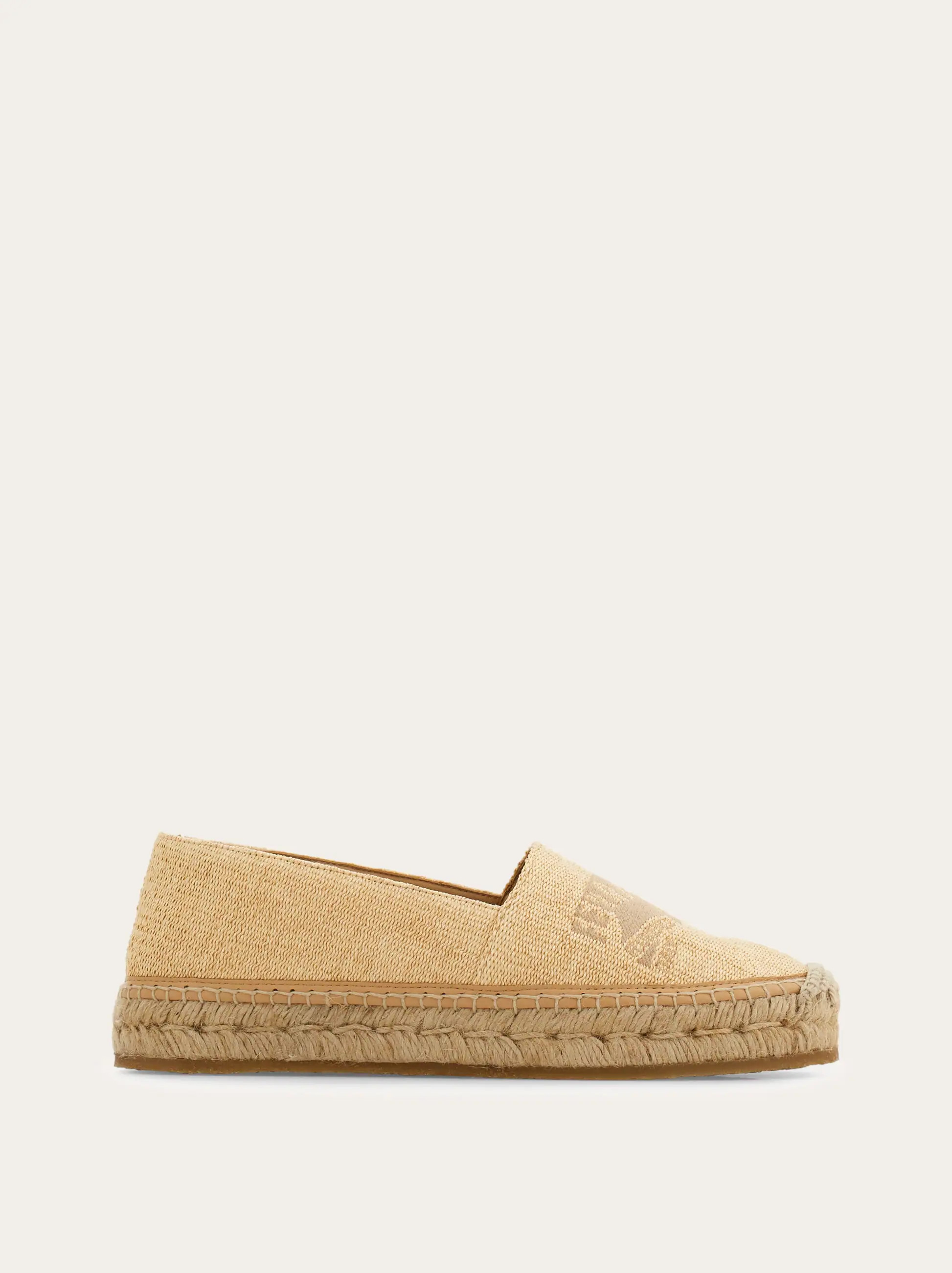 Ferragamo Women Espadrille Beige Size 9.5 | Ferragamo