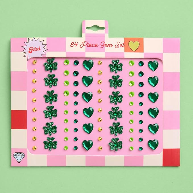 xo, Fetti St Patty's Face Gems – 84 Pcs | Green, Gold, St Patrick's Day Parade, Festival Makeup... | Amazon (US)