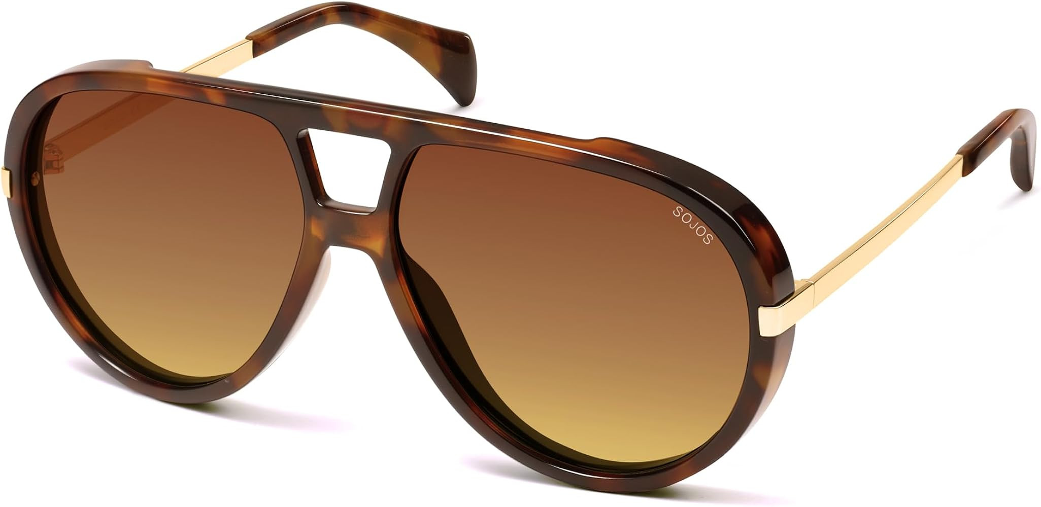 SOJOS Retro Oversized Aviator Polarized Sunglasses for Women Men Vintage Shield Large Shades SJ26... | Amazon (US)