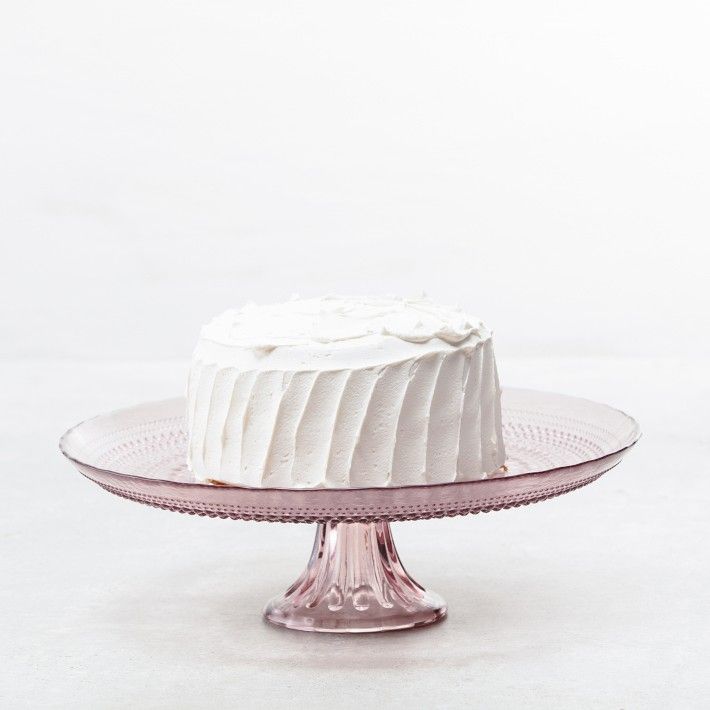 Fortessa Jupiter Cake Stand, Pink | Williams-Sonoma