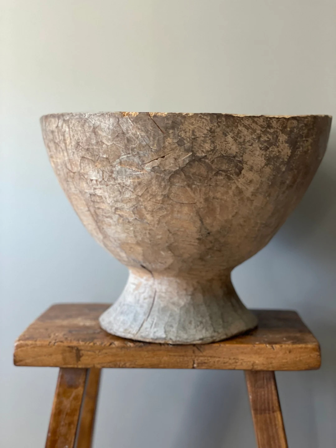 Vintage Footed Wood Bowl/Vase/Tureen | Etsy (US)