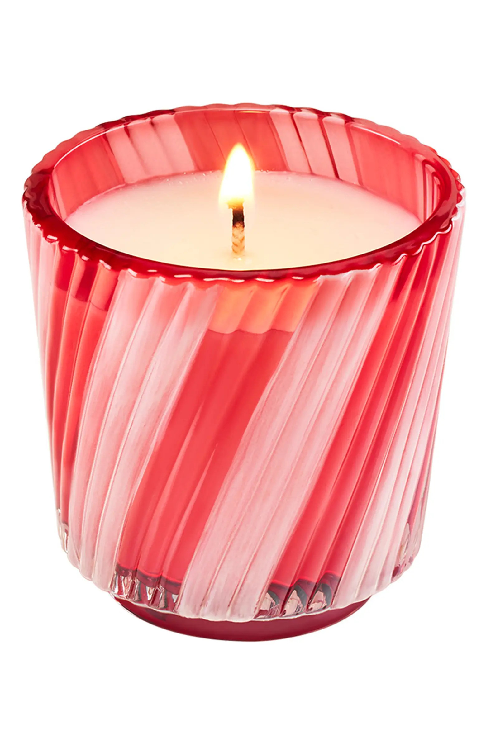 Crushed Candy Cane Petite Pedestal Candle | Nordstrom