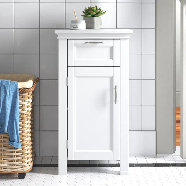 Somerset 15.75" W x 30.25" H x 11.81" D Free-Standing Bathroom Cabinet | Wayfair North America