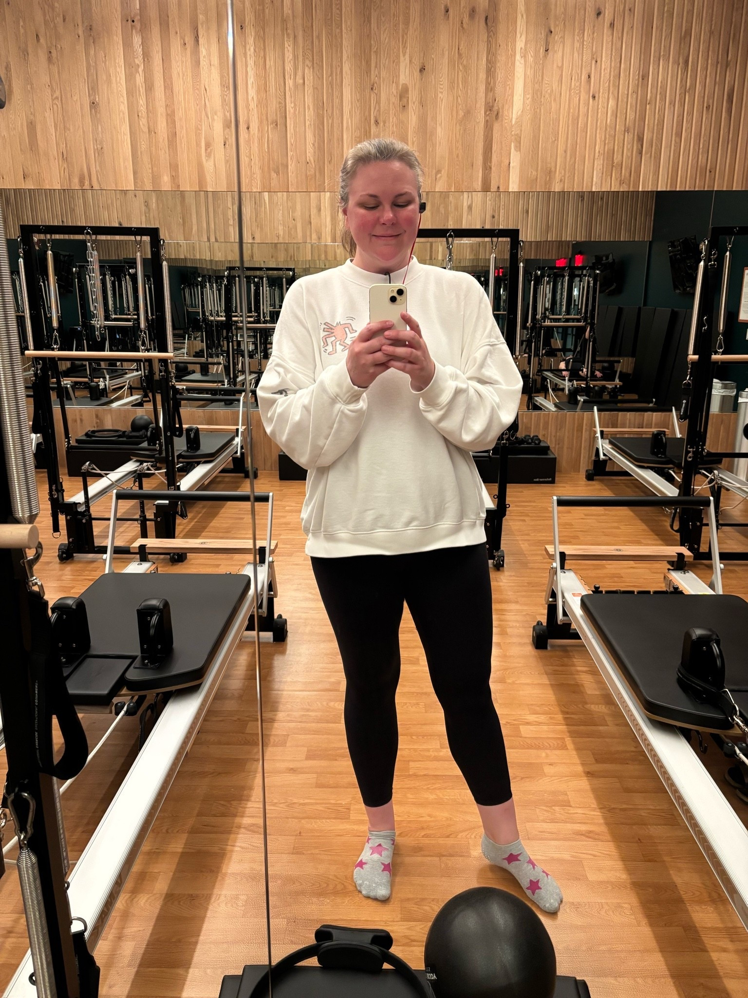 Today’s Pilates sweatfit 💪🏻