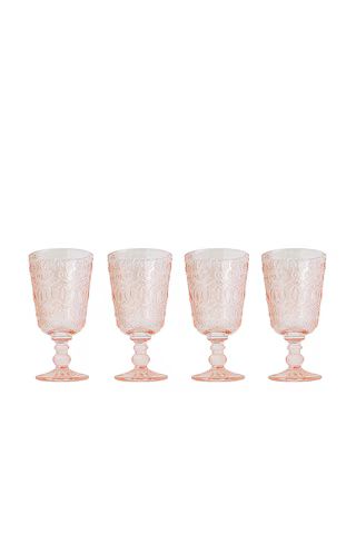 Pink Stem Glasses Set Of 4
                    
                    Chefanie | Revolve Clothing (Global)