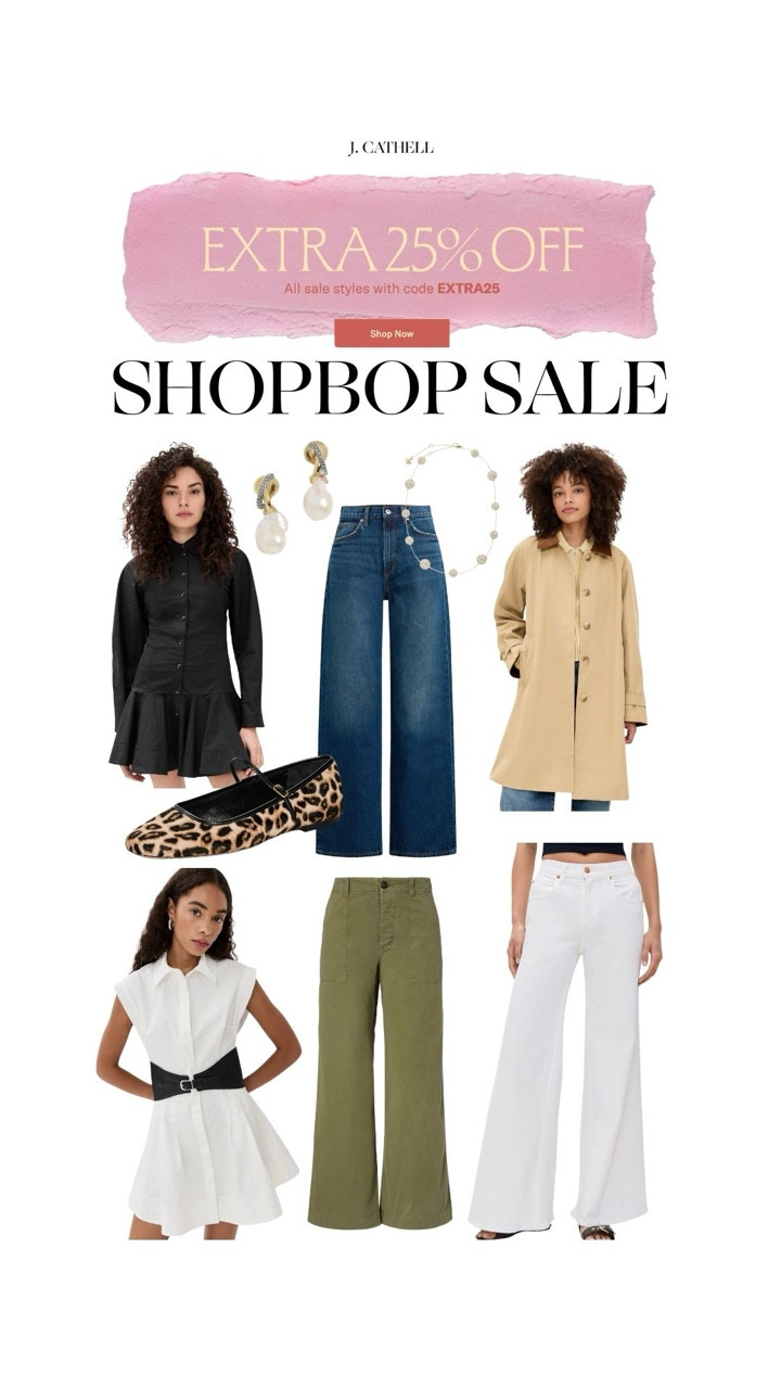 Shopbop Sale Picks ✨ The Shopbop Sale is here, and these are the pieces worth grabbing. From elevated wardrobe staples to statement styles you’ll wear on repeat, this edit is filled with chic, timeless finds that are actually a good investment. Even better—use our exclusive discount code for 25% off to save big on your favorites. Save this post for easy sale shopping and tap to shop before these styles sell out. 🤍 #LTKStyle #ShopbopSale #ShopbopFinds #SaleStyle #DesignerDeals 

 

#LTKootd #LTKOver40 #LTKSaleAlert