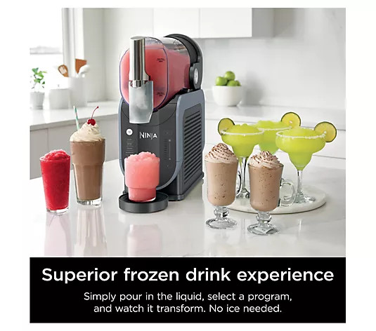 Ninja SLUSHi 5-in-1 88 oz Professional Frozen Drink Maker w/  Bag - QVC.com | QVC