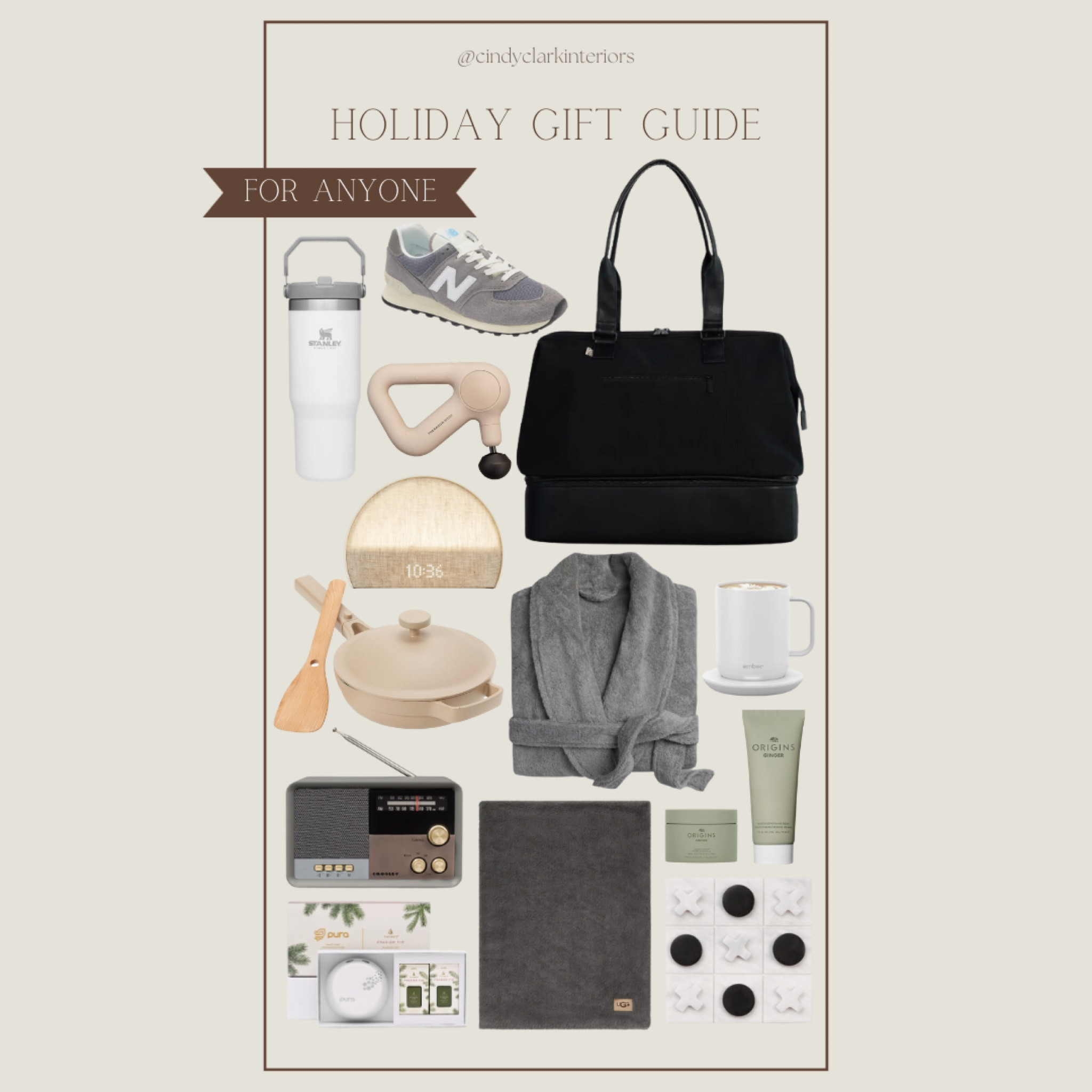 A holiday gift guide for anyone! Oftentimes I can be hard shopping for others during the holidays—what do you get the person who has everything? All of these gifts are perfect for those who may have everything. Travel essentials, sneakers, health ideas, cookware, games, cozy finds, and more! 

#LTKGiftGuide #LTKstyletip #LTKHoliday