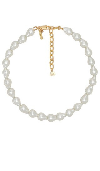 Lele Sadoughi Baroque Pearl Collar Necklace in White. | Revolve Clothing (Global)