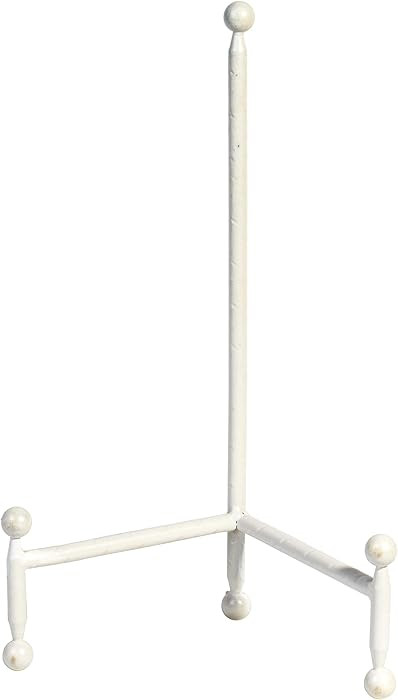 Red Co. Decorative Tripod Plate Stand and Art Holder Easel in White Finish - 11.5" h | Amazon (US)