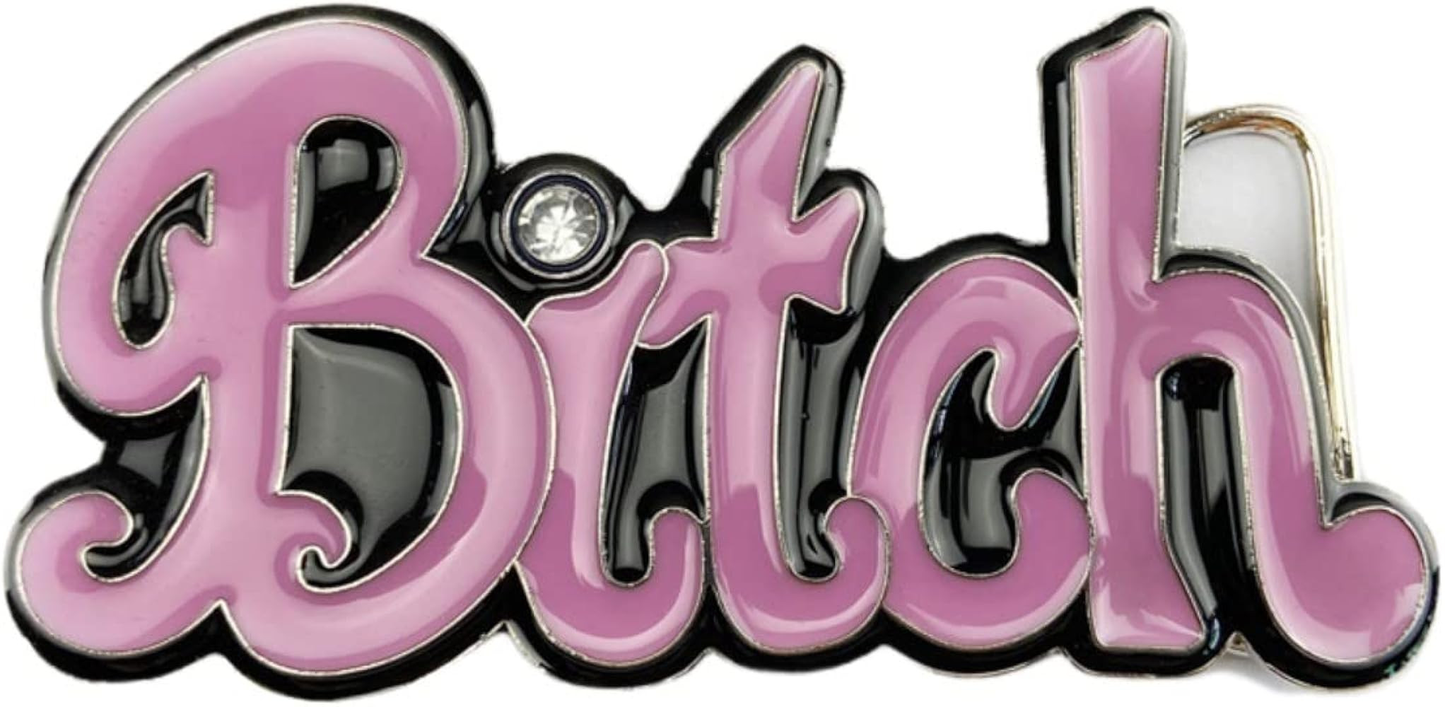 Amazon.com: COOLLA Belt Buckle for Women- Bitch Western Rodeo Texas Cowboy Large Belt Buckles (Pi... | Amazon (US)