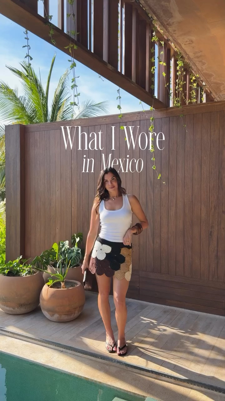 What I wore in Mexico !!!! 🥥🍸🐚

Aritzia, Abercrombie, travel finds, beach day outfit inspo, summer finds, summer outfits, mini skirt, amazon essentials, basics, Hawaii, Mexico, kitten heels
