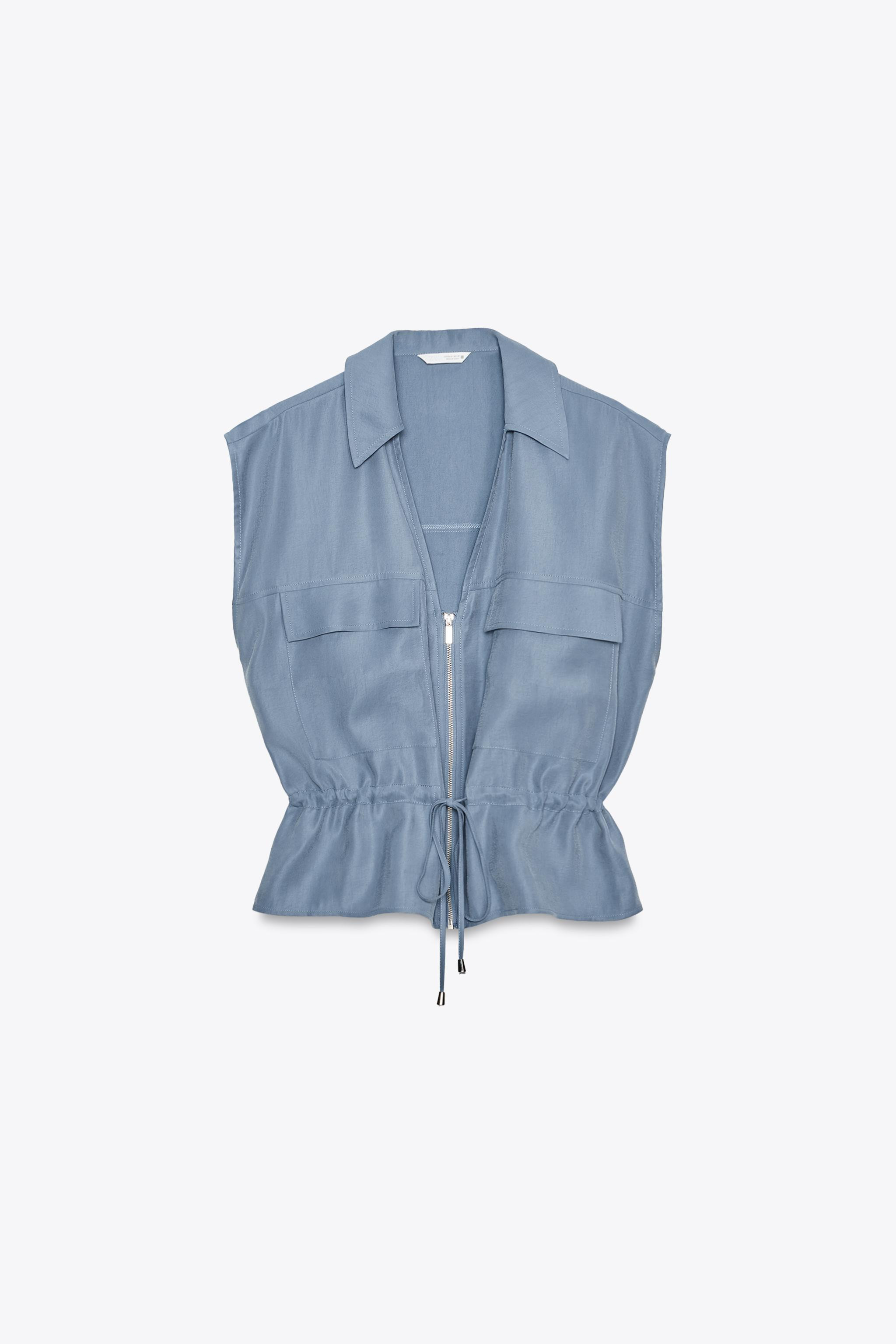 SOFT FEEL SAFARI TOP | Zara US