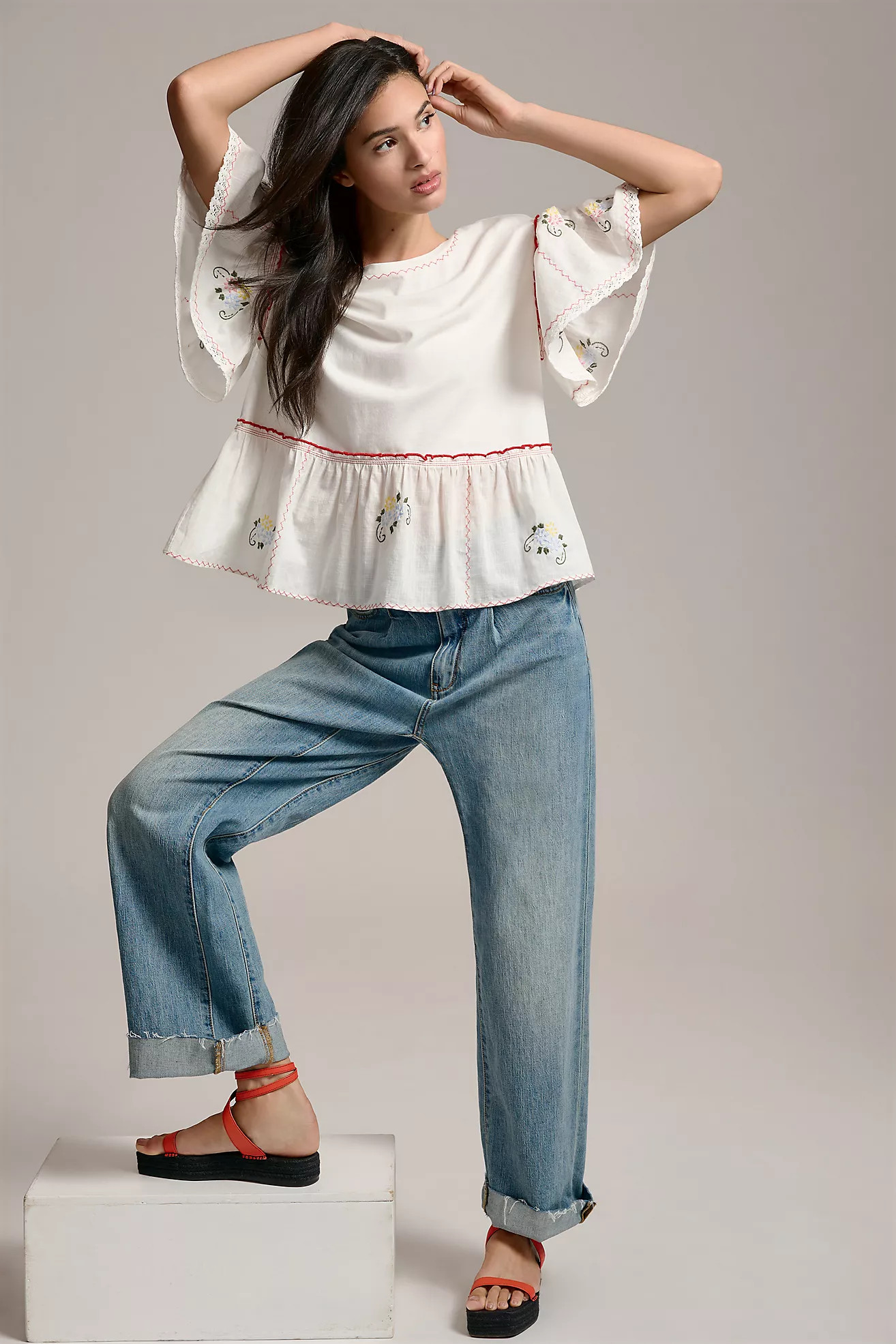 By Anthropologie Babydoll Top | Anthropologie (US)