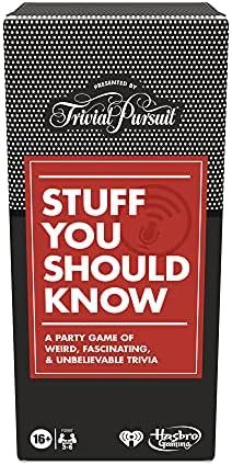 Trivial Pursuit Game: Stuff You Should Know Edition, Trivia Questions Inspired by the Stuff You S... | Amazon (US)