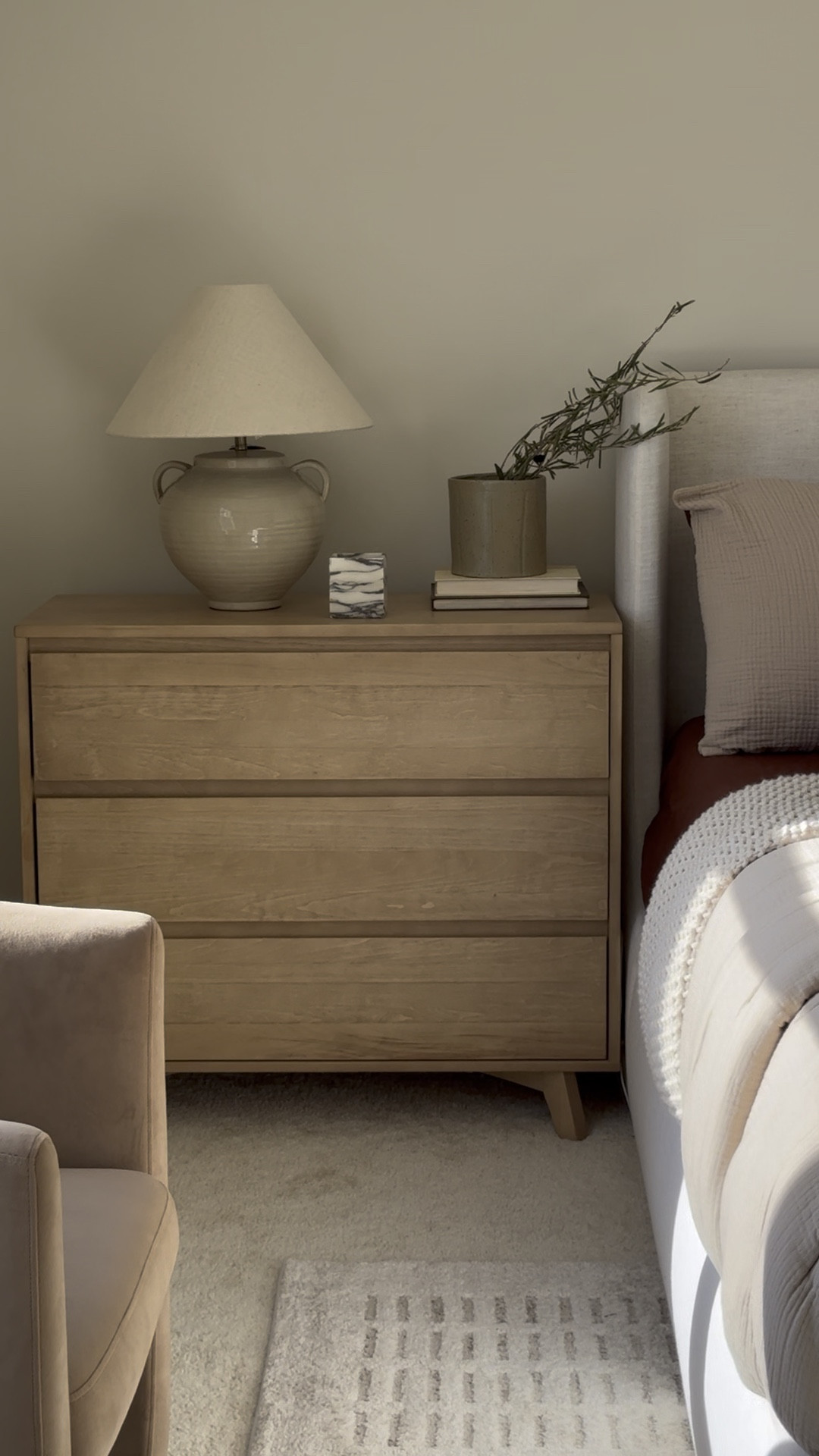 simple nightstand styling with new target lamp. this table lamp is such a high end look for less. so impressed with the look and the quality🫶🏼

#LTKHome #LTKSaleAlert #LTKU