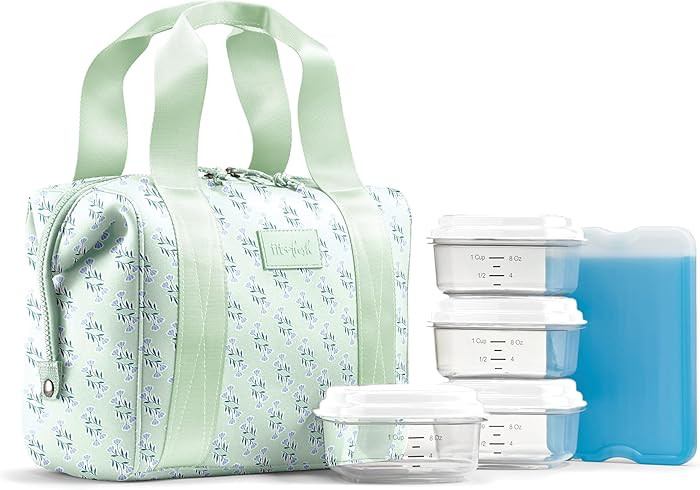 Fit & Fresh Remi Lunch Bag for Women Work \u2013 Neoprene Lunch Tote with Containers & Ice Pack, ... | Amazon (US)