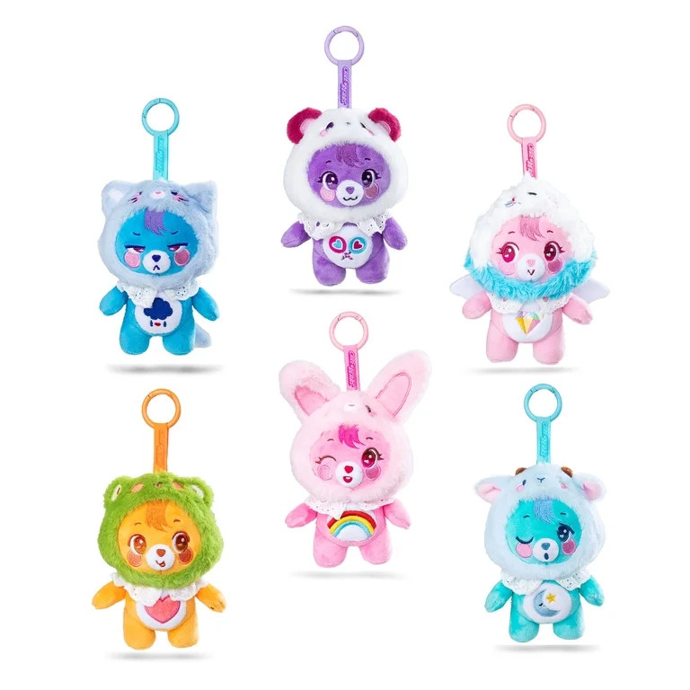 Care Bears Cutie Companions 6" Plush Dangler Assortment | Walmart (US)