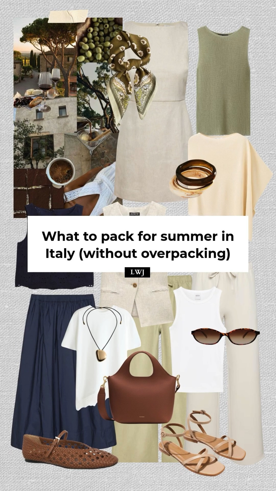 what to pack for summer in italy 

summer style / travel capsule / travel outfits / minimal style / chic style / elevated style / matching sets / linen pants / aritzia lodge pants / woven ballet flats / strappy sandals

#LTKTravel