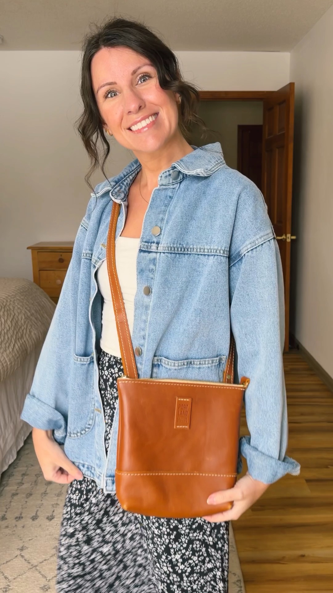 small in my tank, xs in my denim jacket, small in my skirt and 6 in my croc sandals.

#LTKootd #LTKPetite #LTKSeasonal