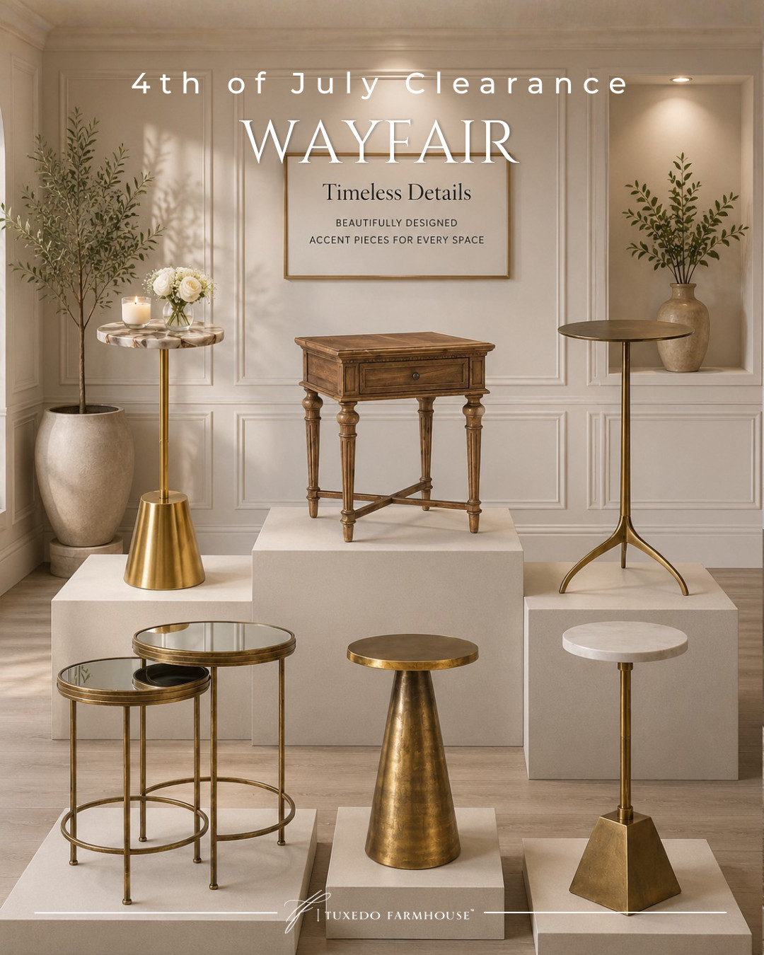 4th of July Clearance is the perfect excuse to refresh those finishing touches. ✨ These gorgeous accent tables are on sale at Wayfair and add instant style to any living room, bedroom, or reading nook. If you've been waiting to upgrade your space, now's the time—these deals won't last long!

#LTKSaleAlert #LTKHome #LTKStyleTip #Wayfair #HomeDecor #AccentTable #FourthOfJulySale #NeutralHome 

 #LTKSeasonal #LTKHome #LTKSaleAlert