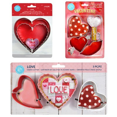 R&M International 9 Piece Love Cookie Cutter Set | Target