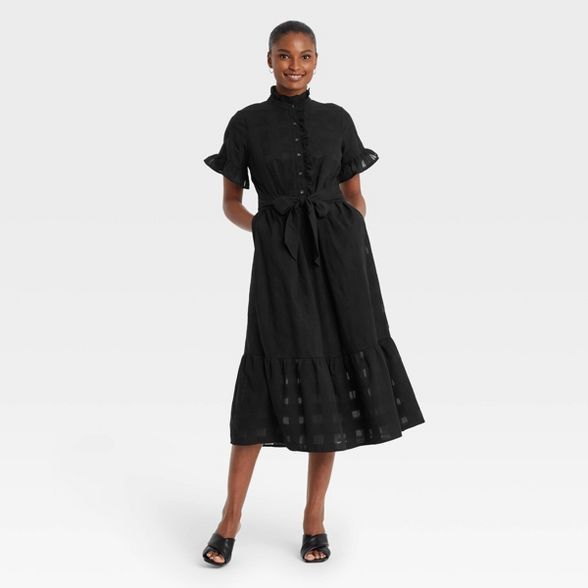 Women's Ruffle Short Sleeve Dress - Who What Wear™ | Target