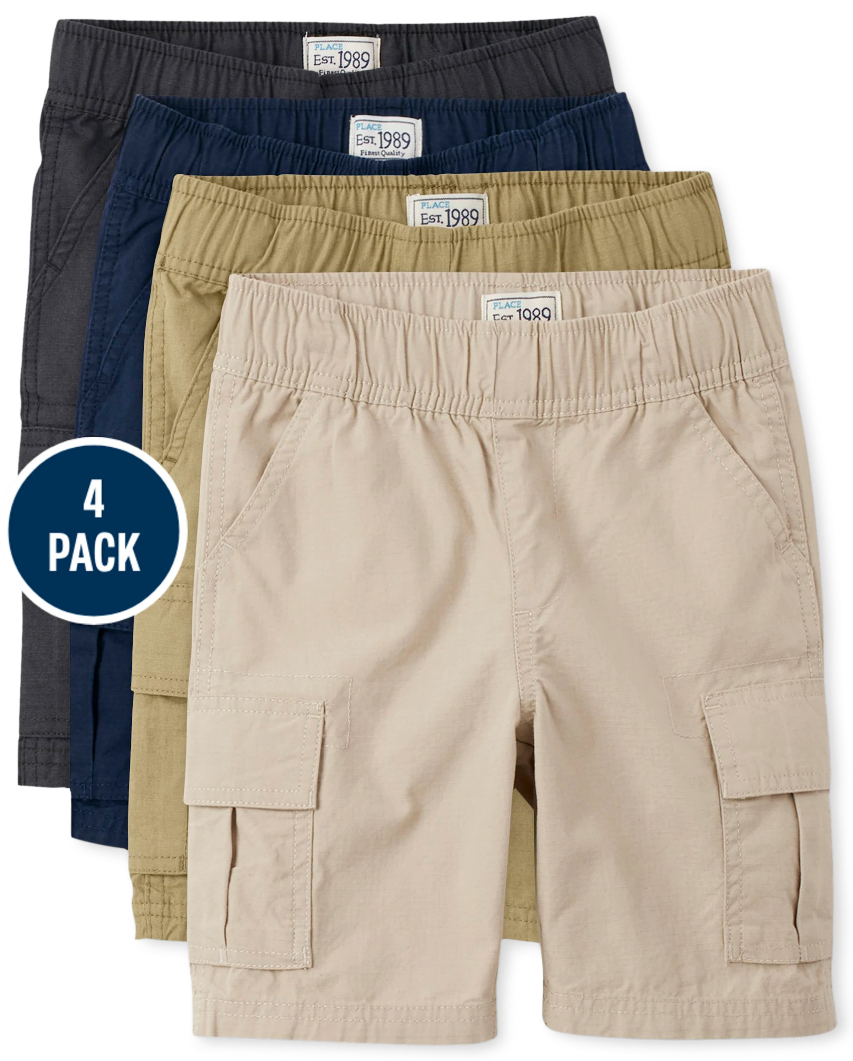 Boys Pull On Cargo Shorts 4-Pack - multi clr | The Children's Place