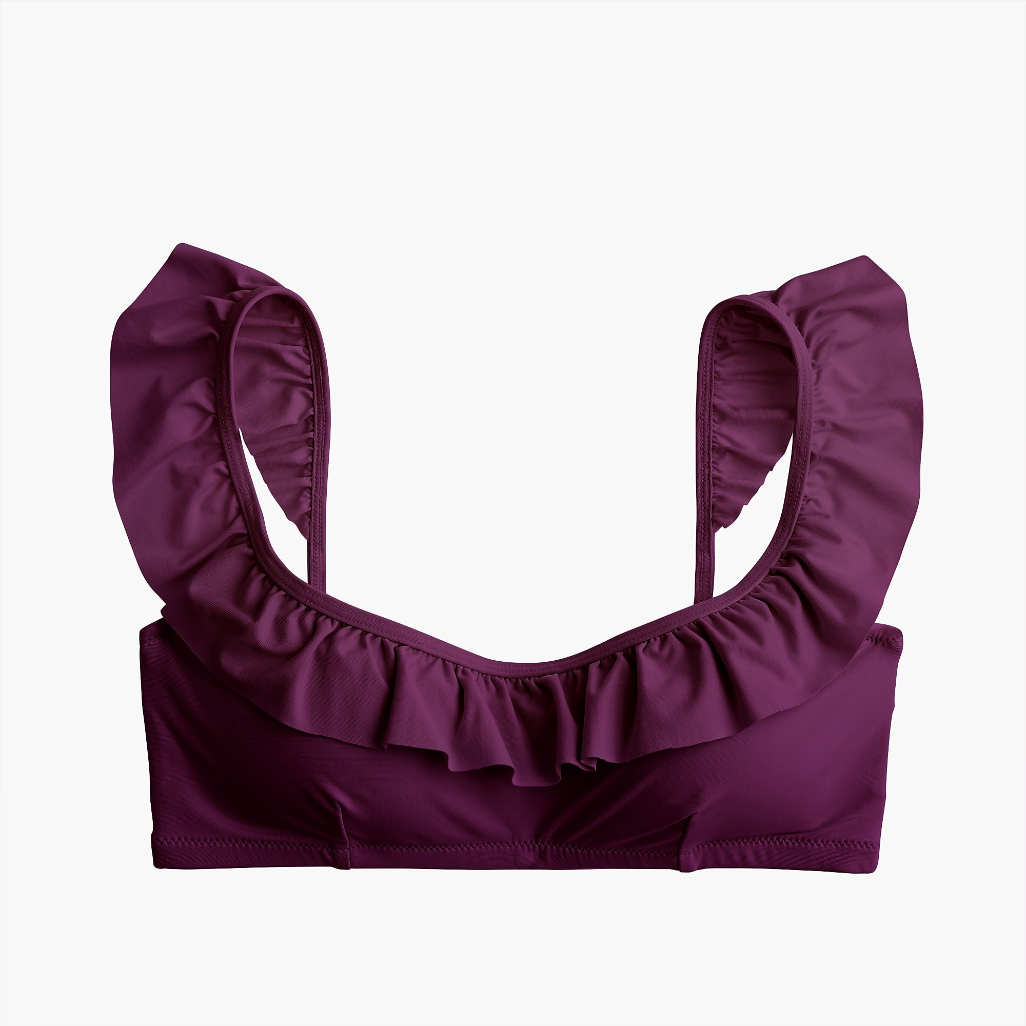 Ruffle bikini top | J. Crew US