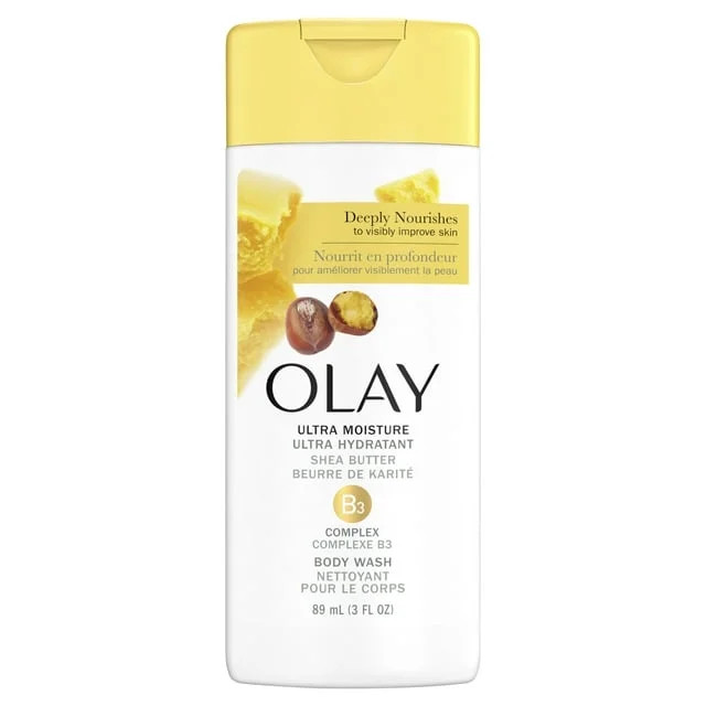 Olay Ultra Moisture Body Wash with Shea Butter, All Skin Types, 3 fl oz | Walmart (US)