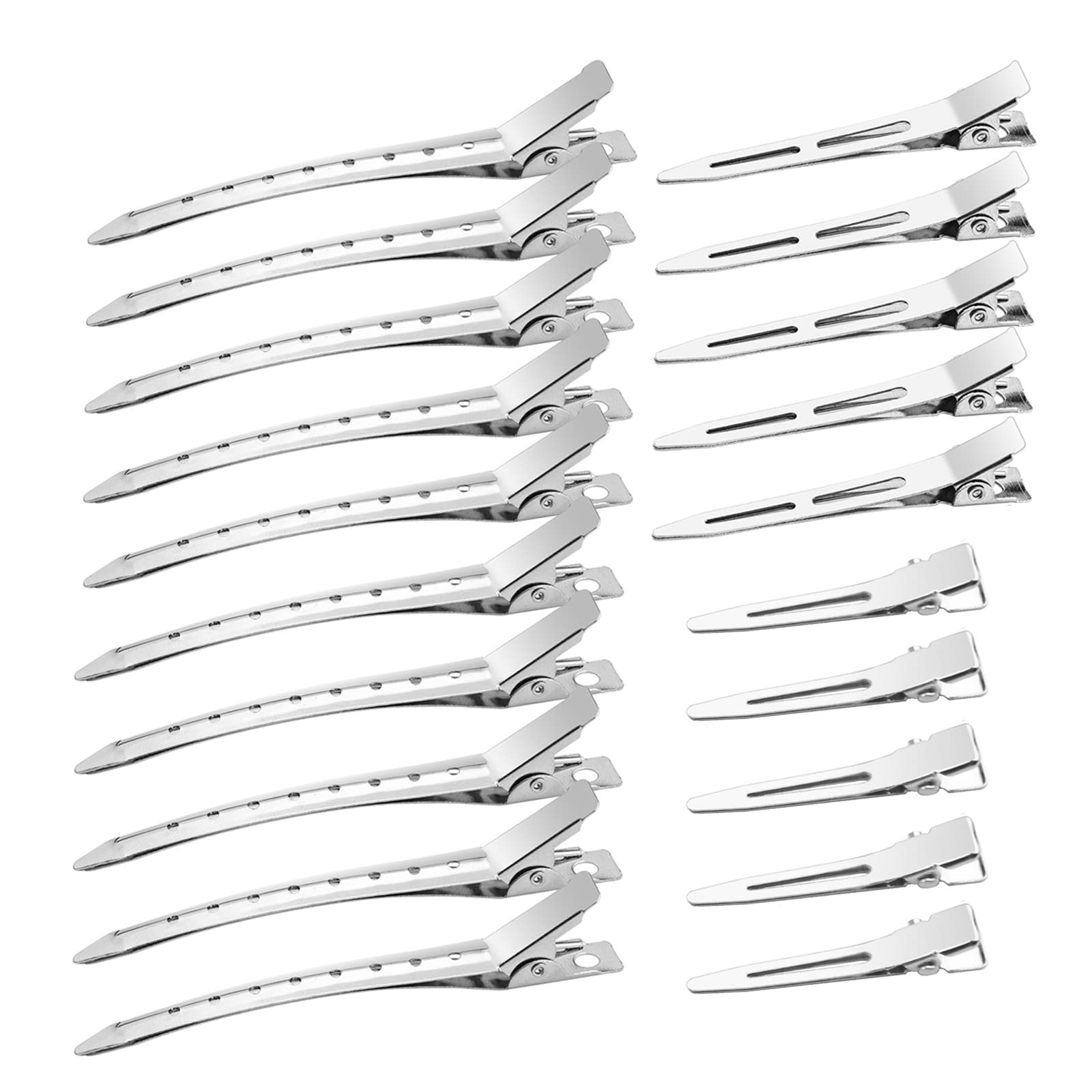 40 Pcs Metal Duck Billed Hair Clips for Styling Sectioning,Silver for Women Long Hair, Alligator ... | Amazon (US)