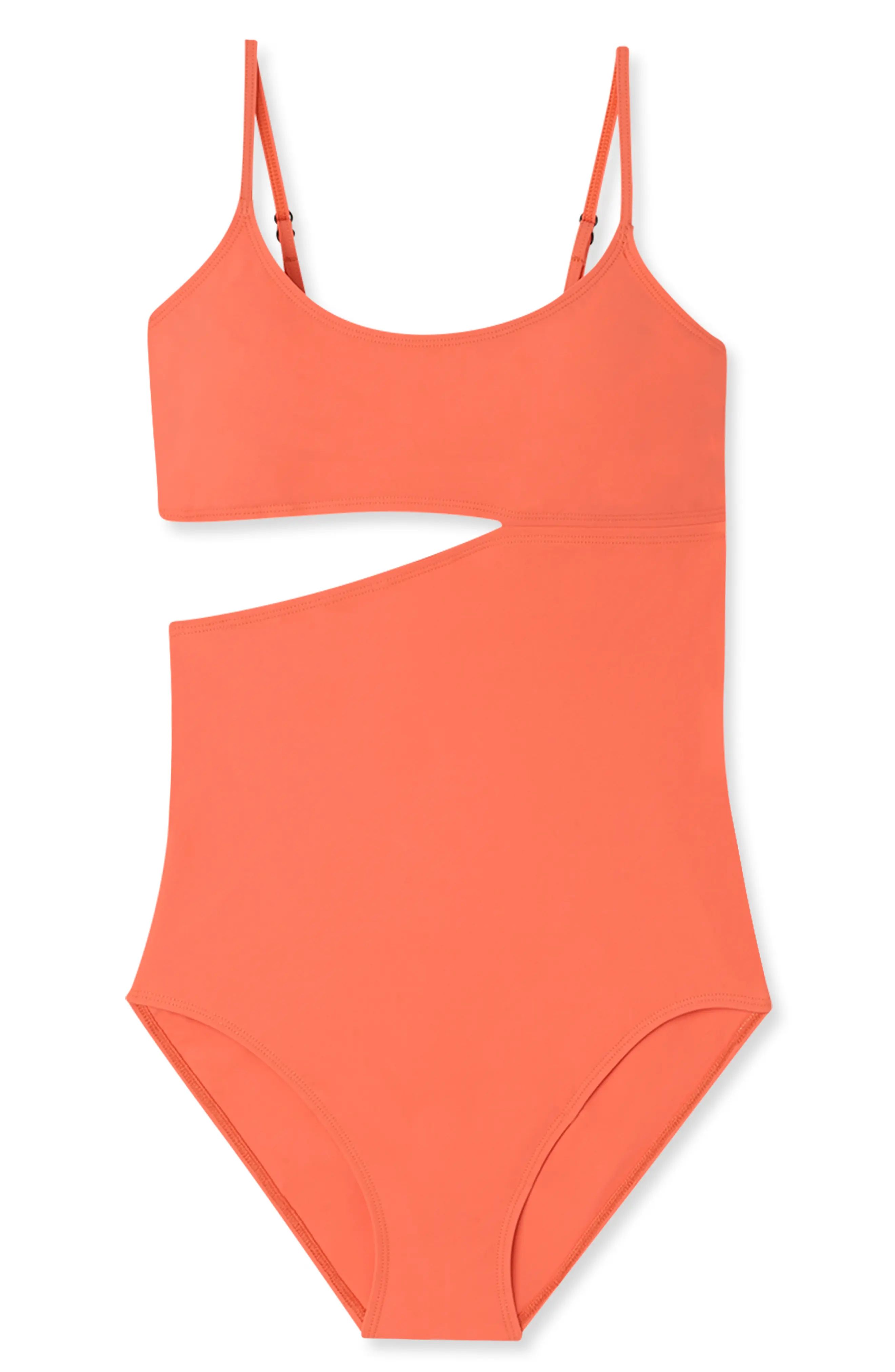 Women's Flagpole Bella One-Piece Swimsuit, Size X-Small - Orange | Nordstrom