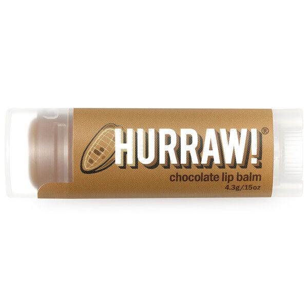 Hurraw! Balm, Lip Balm, Chocolate, .15 oz (4.3 g) | iHerb