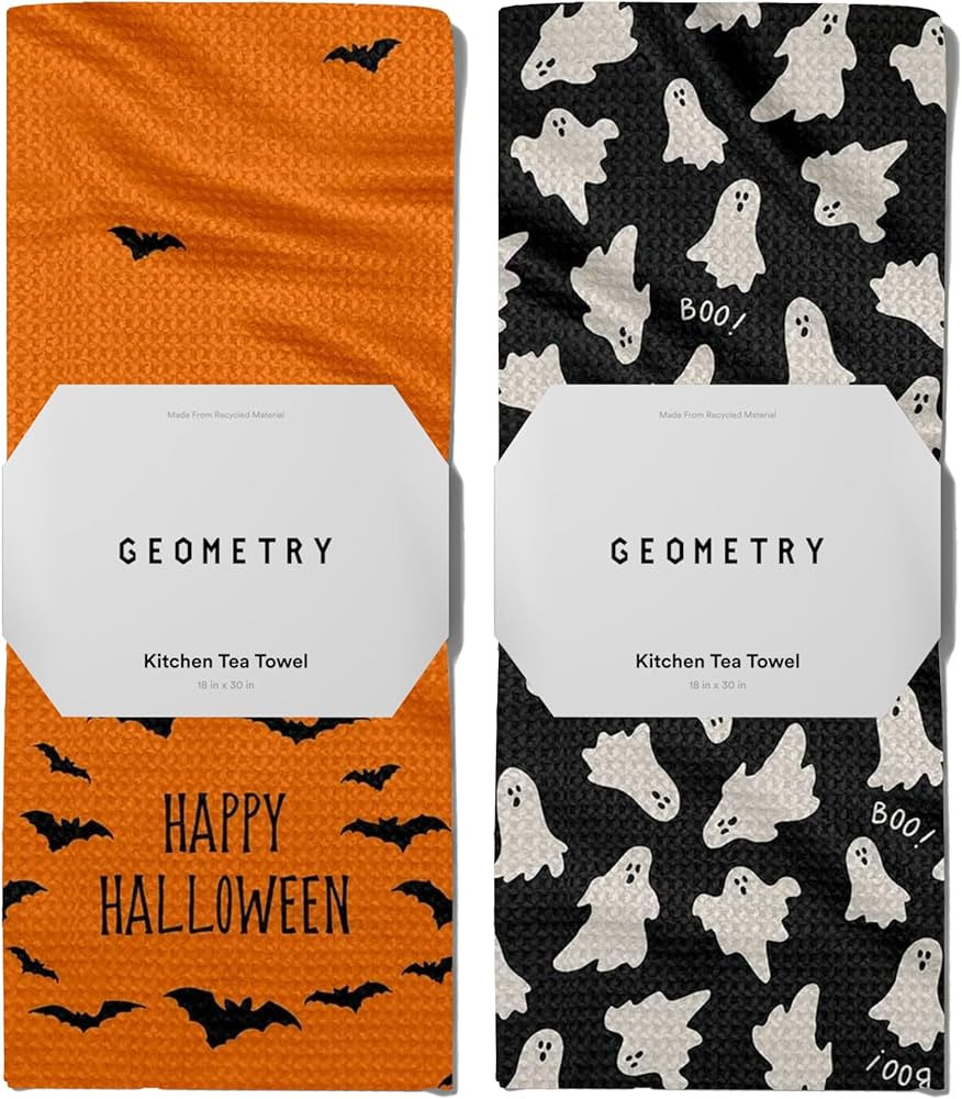 GEOMETRY Kitchen Towels - Quick Dry Microfiber Cloth Dish Towels for Kitchen Drying - Premium Qui... | Amazon (US)