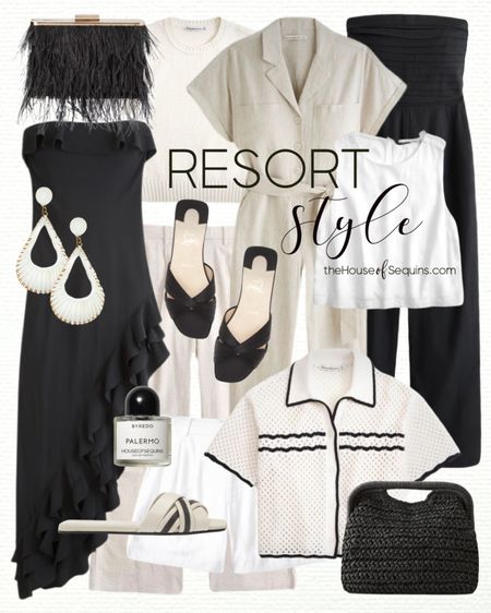 Shop these Abercrombie & Nordstrom Vacation Outfit and Resortwear finds! Jumpsuit, straw clutch, crochet top, linen shorts, shirt sleeve sweater, linen pants, strapless dress, linen dress, Christian louboutin sandals, swimsuit coverup and more! 

#LTKtravel #LTKstyletip #LTKSeasonal
